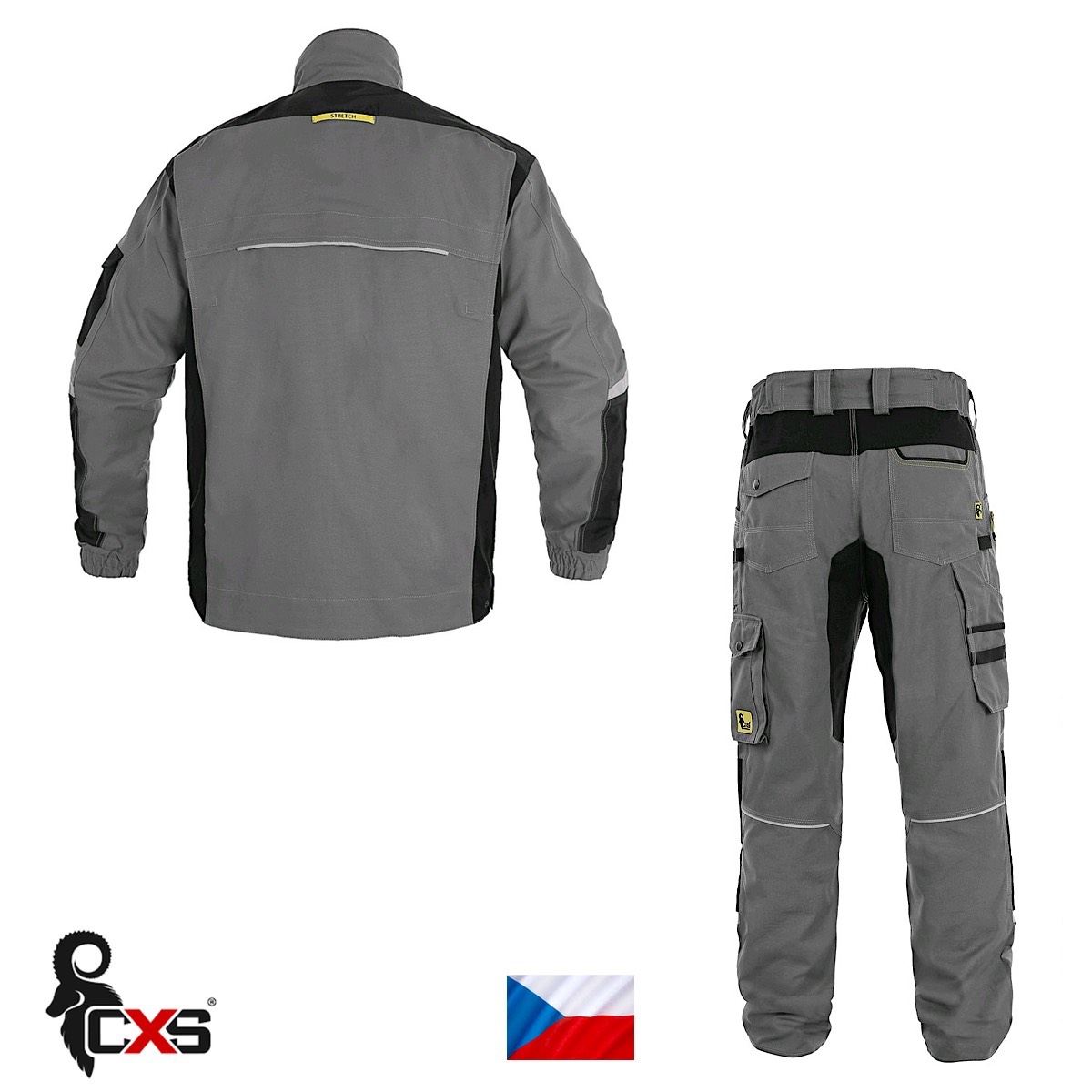 STRETCH-JT Grey back