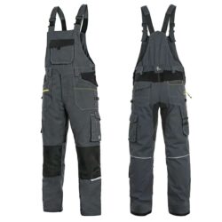 Bibpants CXS STRETCH, men´s, dark grey-black