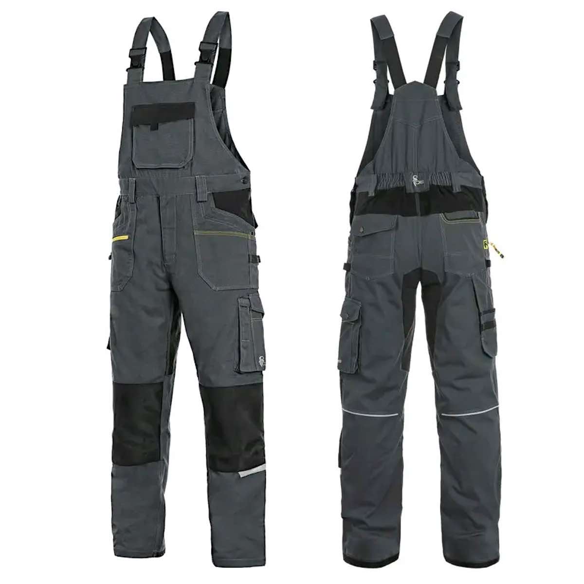 Bibpants CXS STRETCH, men´s, dark grey-black Bibpants CXS STRETCH, men´s, dark grey-black