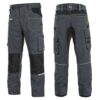 Trousers CXS STRETCH, men´s, dark grey-black