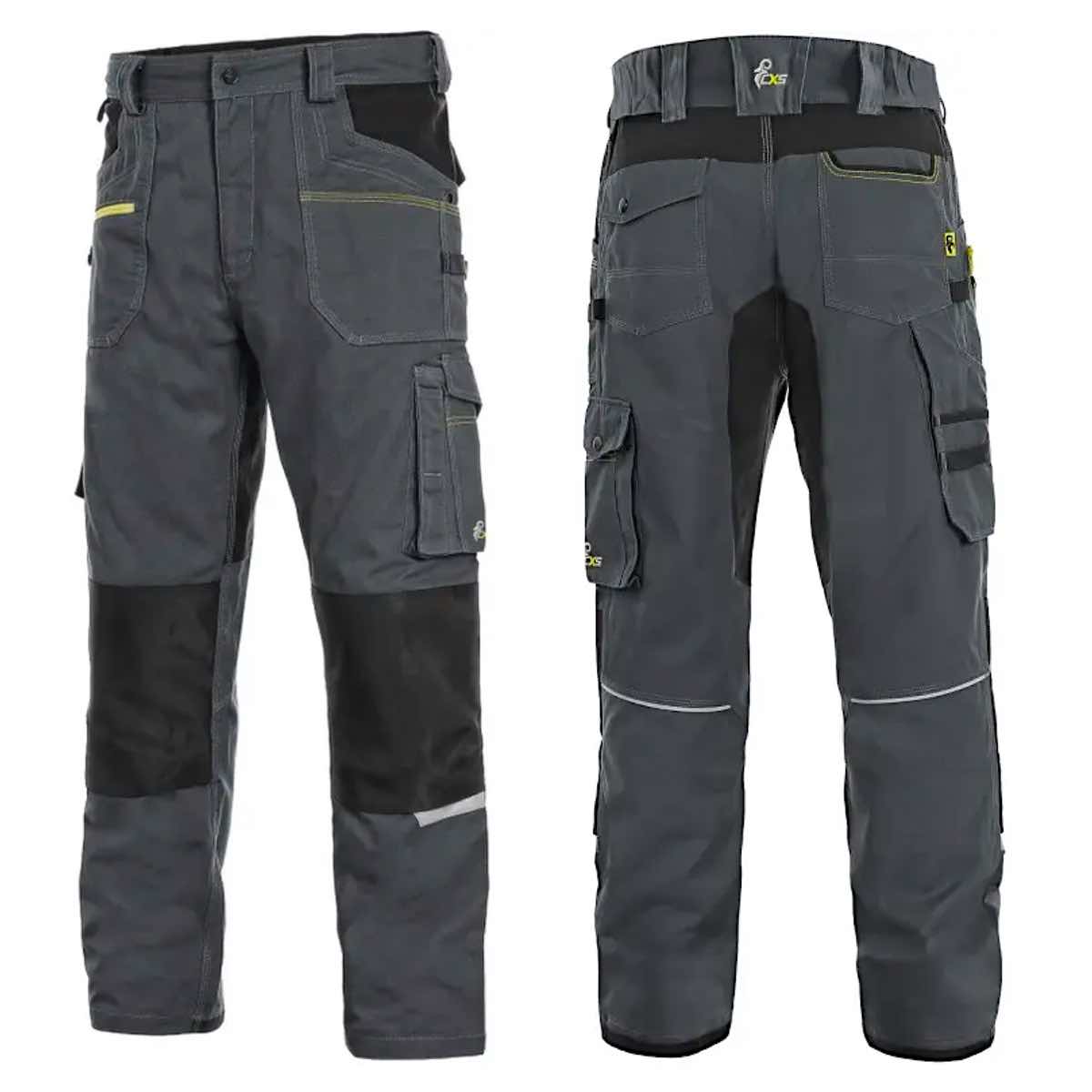 Trousers CXS STRETCH, men´s, dark grey-black Trousers CXS STRETCH, men´s, dark grey-black