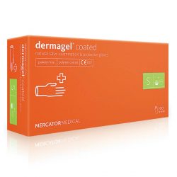 Перчатки латексные Mercator Medical Dermagel Coated - S