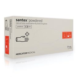 Перчаткі латексние Mercator Medical Santex Powdered - L