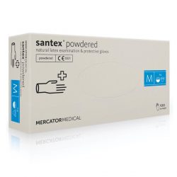 Перчаткі латексние Mercator Medical Santex Powdered - M